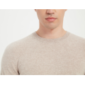 Men's Machine Washable Cashmere Round Neck Pullover Sweater